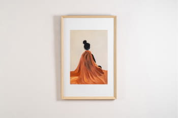 Cuadro Mujer Oriente/Cristal N2 (66x100)