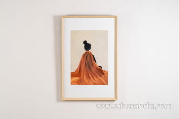 Cuadro Mujer Oriente/Cristal N2 (66x100)