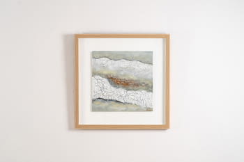 Cuadro Abstracto Mar Cristal N2 (60x60)