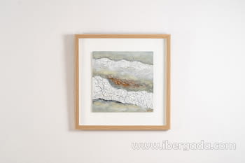 Cuadro Abstracto Mar Cristal N2 (60x60)
