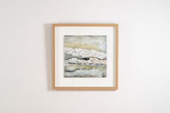 Cuadro Abstracto Mar Cristal N3 (60x60)