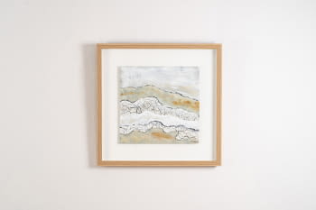 Cuadro Abstracto Mar Cristal N4 (60x60)