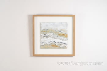 Cuadro Abstracto Mar Cristal N4 (60x60)