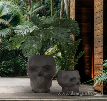 Macetero Skull Pequeño Color (45x34x43)