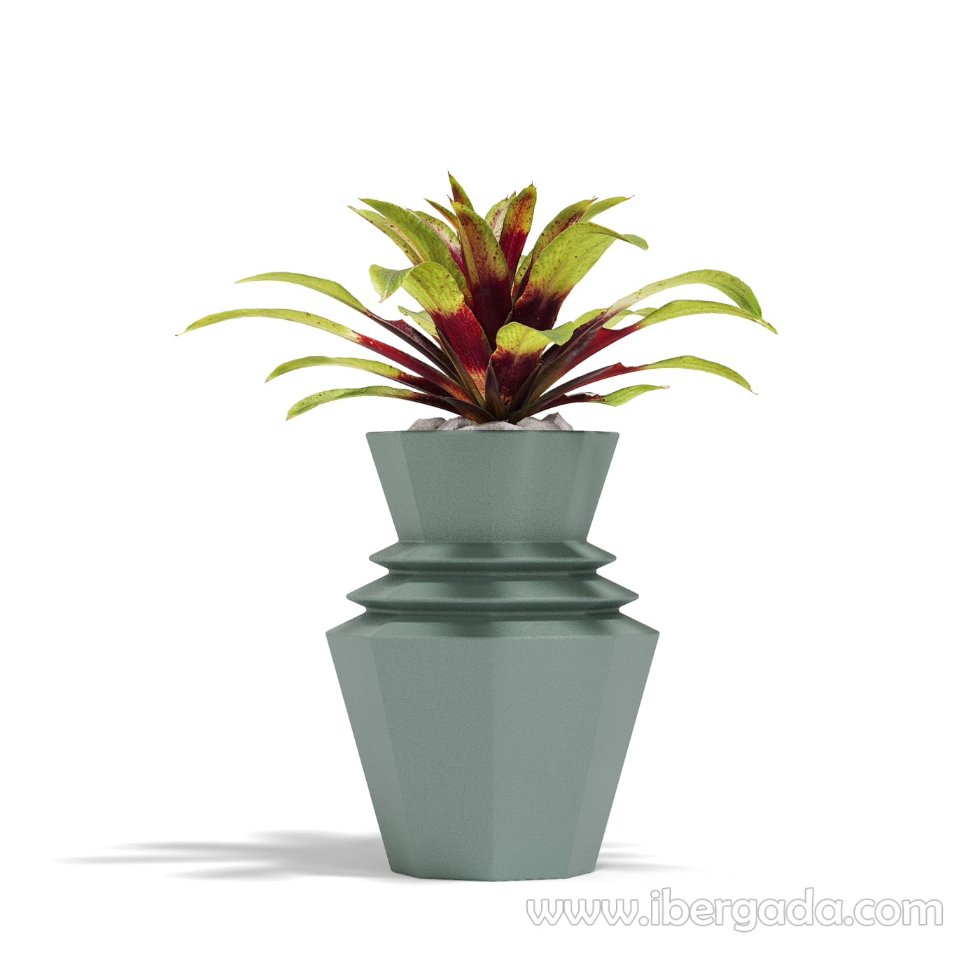 Macetero Origami Hinoki Pequeño (19x19x25)-1