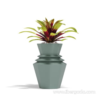 Macetero Origami Hinoki Pequeño (19x19x25)-1