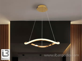 Lámpara Naos Oro Rosa (60x60)