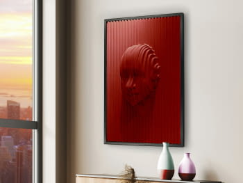 Bajorrilieve Red Face (90x120)