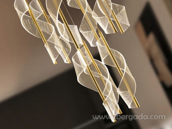 Lámpara Velas 9L Oro Dimable-3