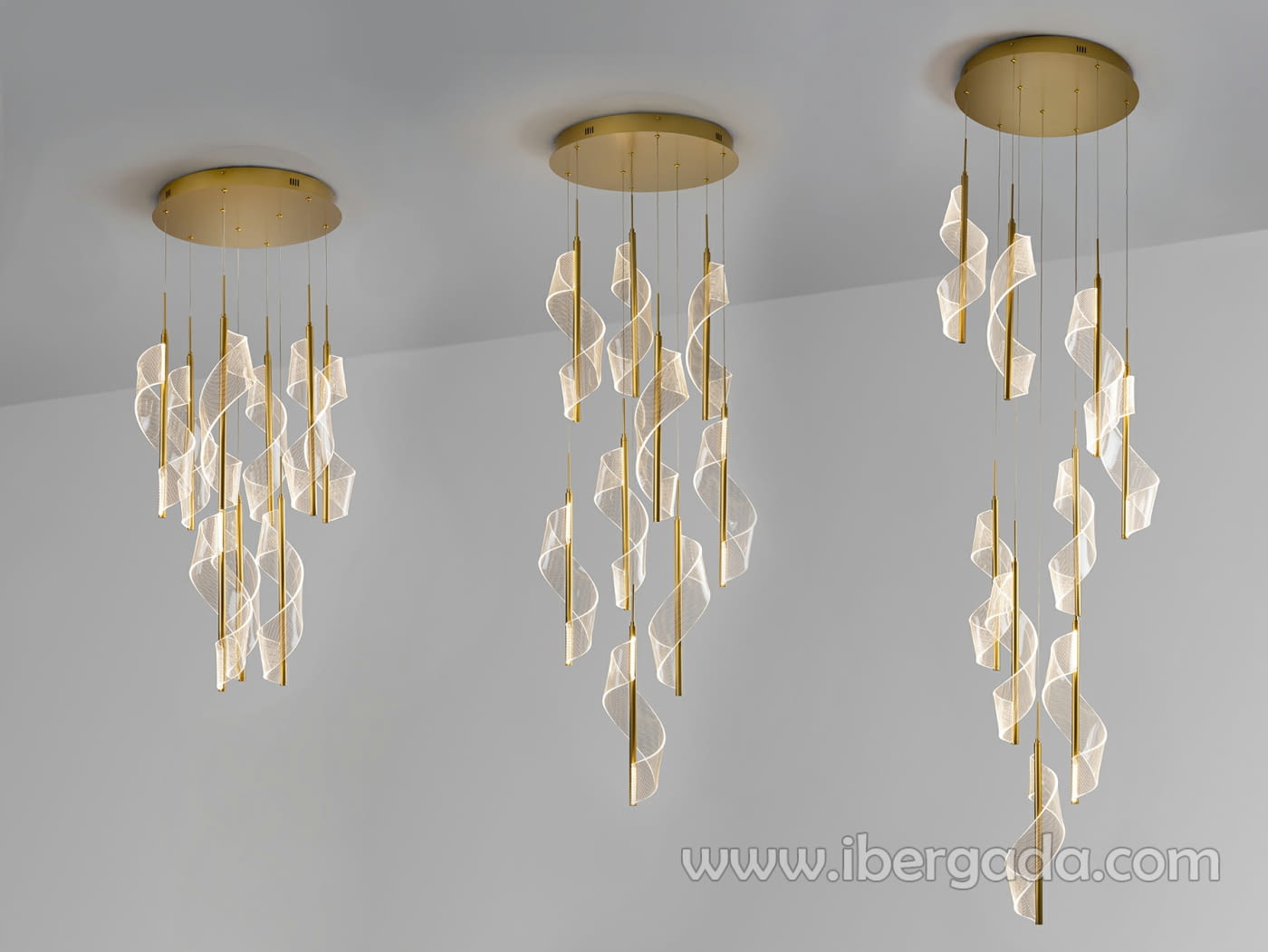 Lámpara Velas 9L Oro Dimable-5