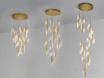 Lámpara Velas 9L Oro Dimable-5