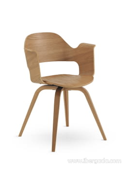 Sillón Madera Roble con Apoyabrazos