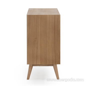Cómoda Nordik Madera Fresno 3 Cajones (87x40x79)-5