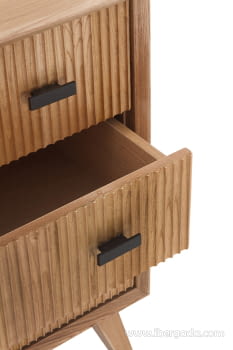 Cómoda Nordik Madera Fresno 3 Cajones (87x40x79)-6