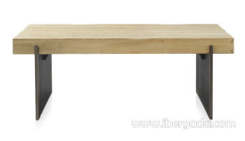 Mesa de comedor Madera/Metal (200x94)