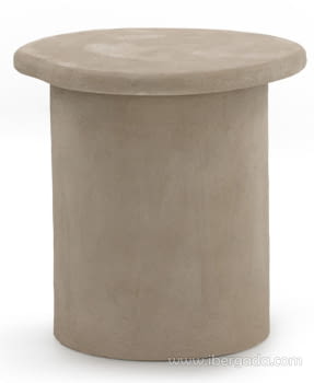 Mesa Auxiliar Efecto Cemento Arena (48x48x47)