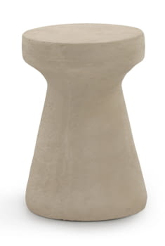 Mesa Auxiliar Efecto Cemento Arena (32x32x47)