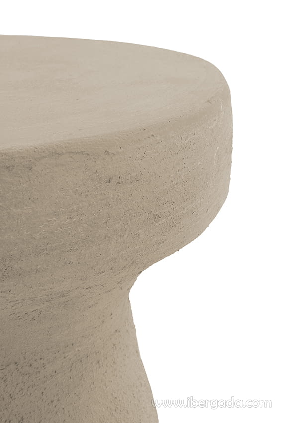 Mesa Auxiliar Efecto Cemento Arena (32x32x47)-3