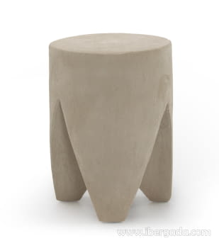 Mesa Auxiliar Efecto Cemento Arena (33x33x46)
