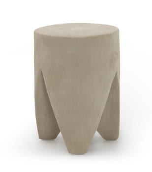 Mesa Auxiliar Efecto Cemento Arena (33x33x46)
