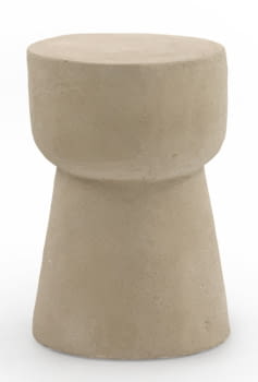 Mesa Auxiliar Efecto Cemento Arena (31x31x45)