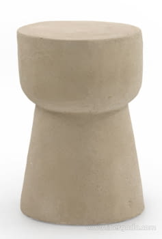Mesa Auxiliar Efecto Cemento Arena (31x31x45)