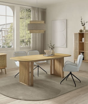 Mesa de Comedor Manila Natural (180cm o 210cm)