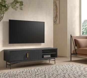 Mesa TV Belisa Color Negro (160x40x50)