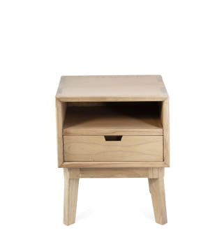 Mesita Scandi 1 cajón 1 hueco (45x40x55)