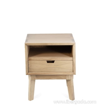 Mesita Scandi 1 cajón 1 hueco (45x40x55)