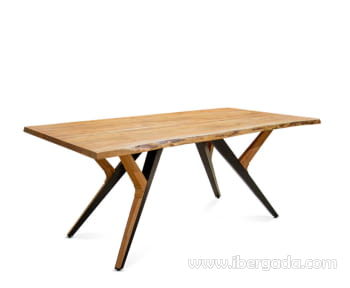 Mesa de Comedor Acacia y Hierro (200x100)
