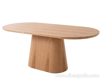 Mesa de Comedor Roble Ovalada (200x90)