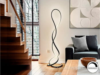 Pie de Salón Evania Negro Mate