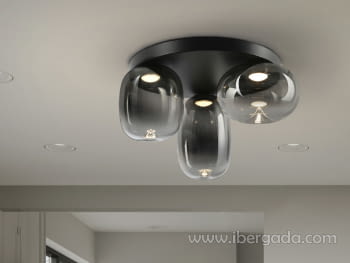 Plafón  Onice 3L Negro Smoke