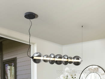 Lámpara Gladis Negro Smoke