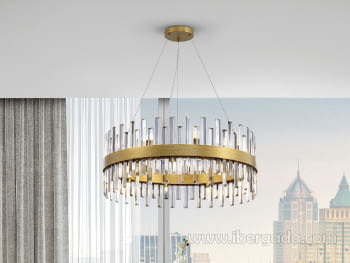 Lámpara Grace 18L Oro (75x75x30)