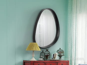 Espejo Julie Negro Pequeño (76x92)