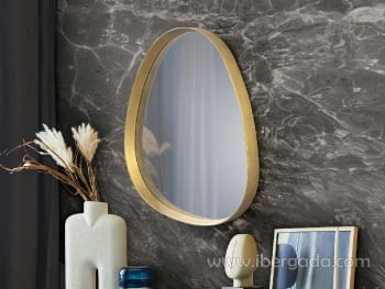 Espejo Julie Dorado Pequeño (76x92)