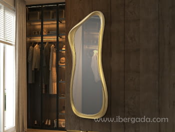 Espejo Gina Dorado Vestidor (69x170)