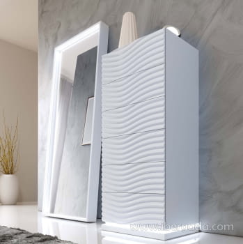 Espejo Vestidor Lacado Luz LED (170x70)