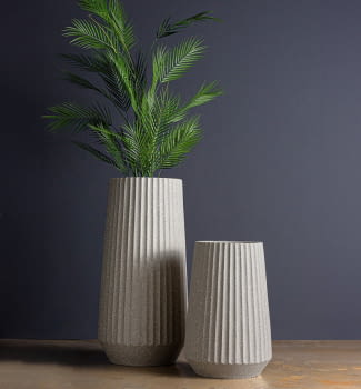Macetero Alto Sanden Gris (38x38x61)