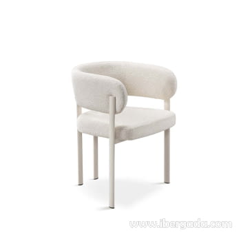 Silla de Comedor DC-421 Blanco Marfil