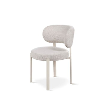 Silla de Comedor DC-421 Blanco Jaspeado
