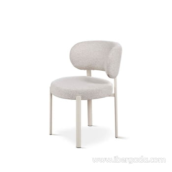 Silla de Comedor DC-421 Blanco Jaspeado
