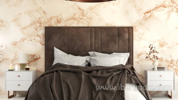 Pack Cabecero y 2 Mesitas EKO-09 Eboni/Blanco