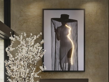 Cuadro Diva luz LED (80X120)