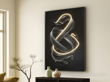 Cuadro Cinetic luz LED (80X120)