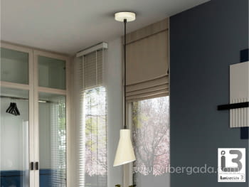 Lámpara Bera 1L Crema