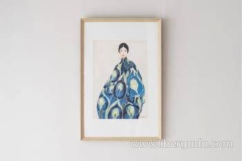 Cuadro Mujer Oriente/Cristal N3 (66x100)