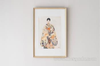 Cuadro Mujer Oriente/Cristal N4 (66x100)